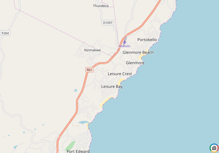 Map location of Leisure Bay
